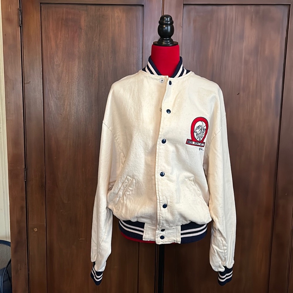 Vintage Doonesbury Our Turn Bomber Varsity Jacket L
